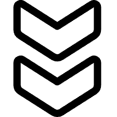 Arrow Double Down Icon from Ultimate Regular Set