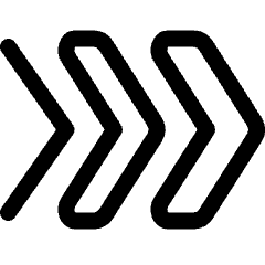 Arrow Double Right 1 Icon from Ultimate Regular Set