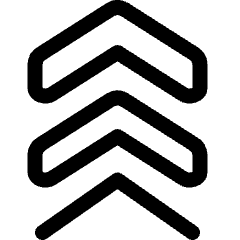 Arrow Double Up 1 Icon from Ultimate Regular Set