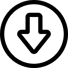 Arrow Thick Circle Down Icon from Ultimate Regular Set