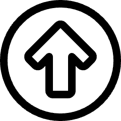 Arrow Thick Circle Up 1 Icon from Ultimate Regular Set