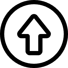 Arrow Thick Circle Up Icon from Ultimate Regular Set