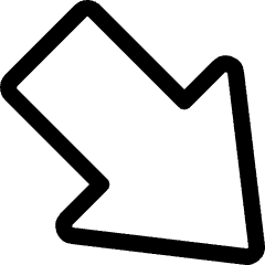 Arrow Thick Right Bottom Corner Icon from Ultimate Regular Set