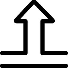 Diagram Arrow Up 1 Icon from Ultimate Regular Set