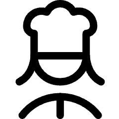 Professions Woman Chef 3 Icon from Ultimate Regular Set