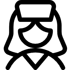 Professions Woman Nurse 2 Icon from Ultimate Regular Set