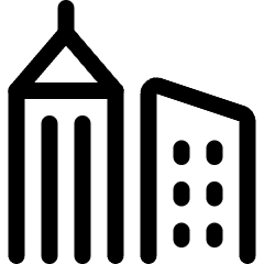 Building Modern 2 Icon from Ultimate Regular Set