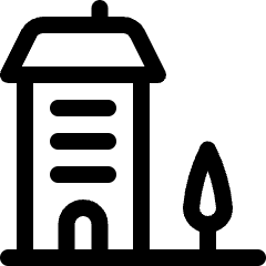 Building Nature Icon from Ultimate Regular Set