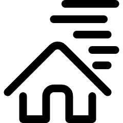 House Hurricane Icon from Ultimate Regular Set