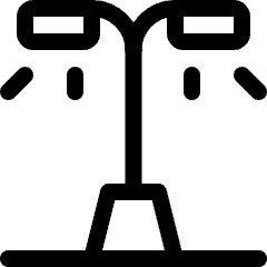 Street Light Icon from Ultimate Regular Set