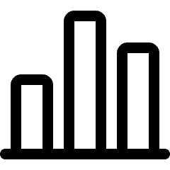 Analytics Bars Icon from Ultimate Regular Set
