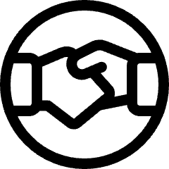 Business Deal Handshake Circle Icon from Ultimate Regular Set