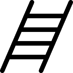 Business Ladder Icon from Ultimate Regular Set