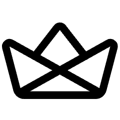 Business Paper Boat Icon from Ultimate Regular Set