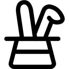 Business Rabbit Hat Icon from Ultimate Regular Set