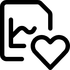 Data File Heart Icon from Ultimate Regular Set