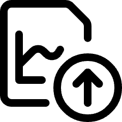 Data File Upload Icon from Ultimate Regular Set