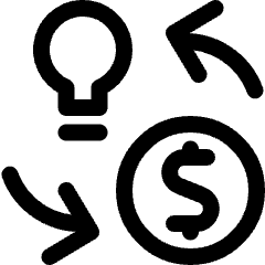 Monetization Idea Icon from Ultimate Regular Set