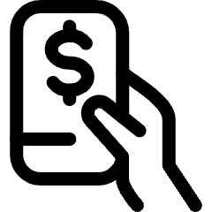 Monetization Tablet Icon from Ultimate Regular Set