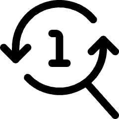 Seo Search One Icon from Ultimate Regular Set