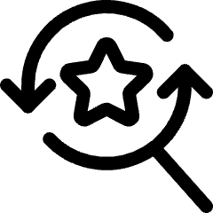 Seo Search Star Icon from Ultimate Regular Set