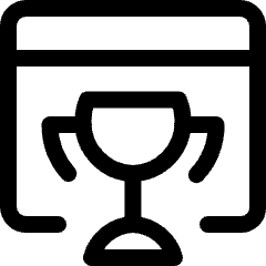 Seo Trophy Icon from Ultimate Regular Set