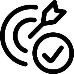 Target Correct Icon from Ultimate Regular Set