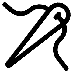 Clothes Design Needle Icon from Ultimate Regular Set