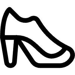 Footwear Heels Ankle Icon from Ultimate Regular Set