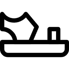 Footwear Slippers Icon from Ultimate Regular Set