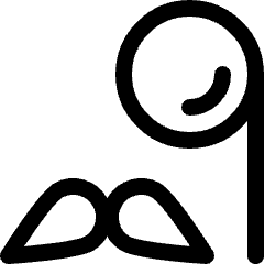 Glasses Monocle Moustache Icon from Ultimate Regular Set