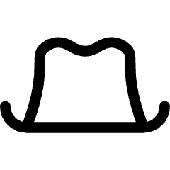 Hat Cowboy Icon from Ultimate Regular Set