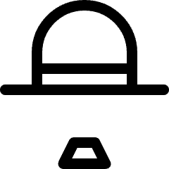 Hat Gentleman Icon from Ultimate Regular Set