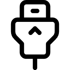 Usb Cable Icon from Ultimate Regular Set