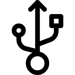 Usb Port 1 Icon from Ultimate Regular Set