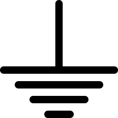 Electronics Ground Icon from Ultimate Regular Set