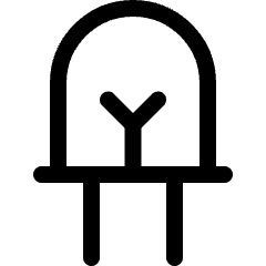 Electronics LED Light Icon from Ultimate Regular Set