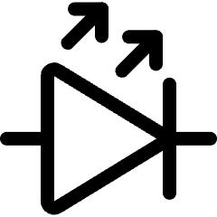Electronics Light Emitting Diode Icon from Ultimate Regular Set