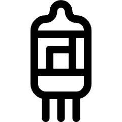 Electronics Vacuum Tube Icon from Ultimate Regular Set