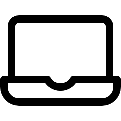 Laptop 1 Icon from Ultimate Regular Set