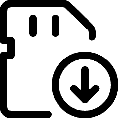 Sd Card Download Icon from Ultimate Regular Set