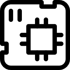 Microchip Board Icon from Ultimate Regular Set