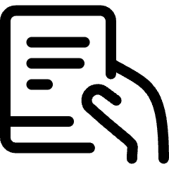 Kindle Hold Icon from Ultimate Regular Set