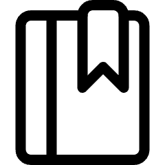 Book Close Bookmark Icon from Ultimate Regular Set