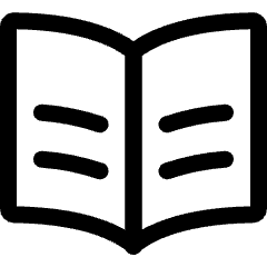 Book Open Text Icon from Ultimate Regular Set