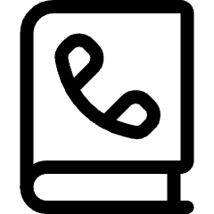 Phonebook Icon from Ultimate Regular Set