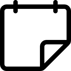 Notes Flip Icon from Ultimate Regular Set