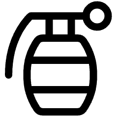 Bomb Grenade Icon from Ultimate Regular Set