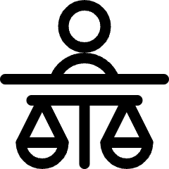 Legal Judge Balance Icon from Ultimate Regular Set