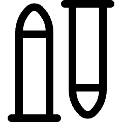 Modern Weapon Bullets Icon from Ultimate Regular Set